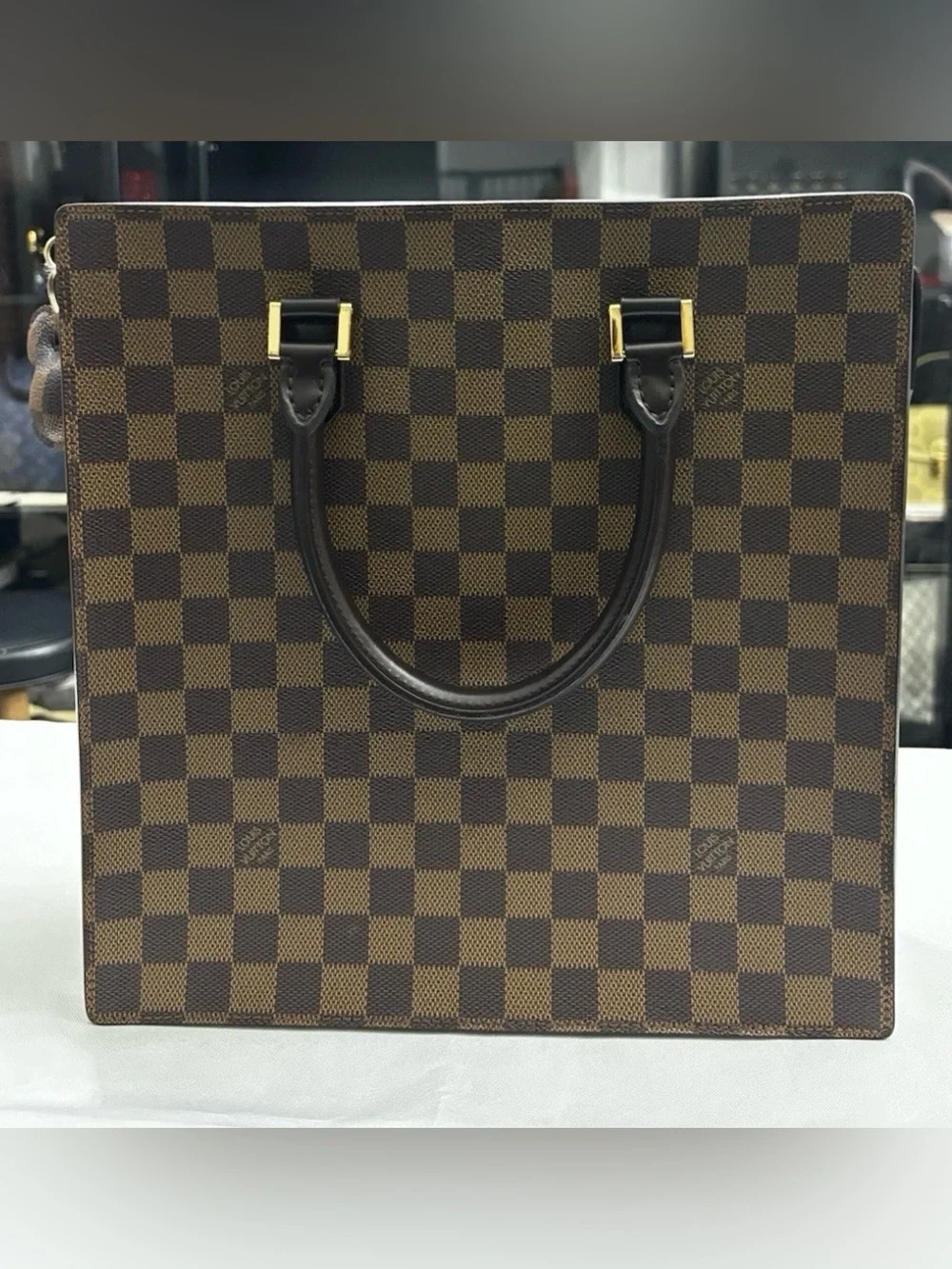 Louis Vuitton Venice Tote Bag PM Brown Canvas..COA Included ..See Photo’s.